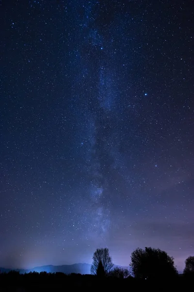 Night Sky High Tatras Slovakia — Stock Photo, Image