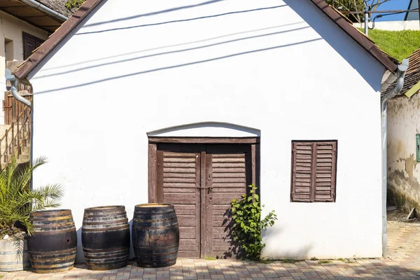 Wine Cellars Villanykovesd Villany Hungary — Stock Photo, Image