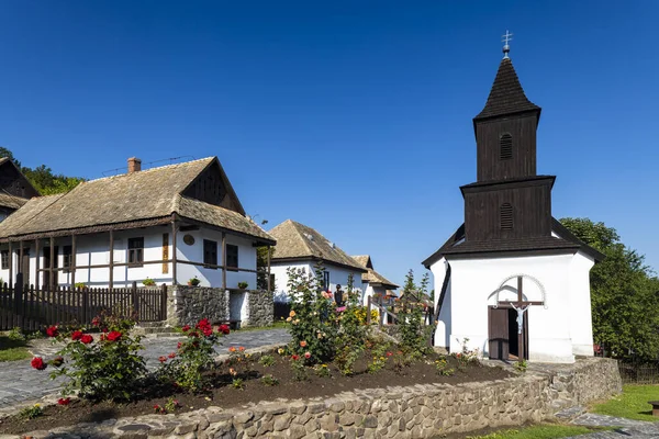 北ハンガリー地域ホロコの歴史村の中心部 — ストック写真