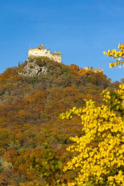 奥地利下奥地利Wachau Aggsbach废墟 — 图库照片