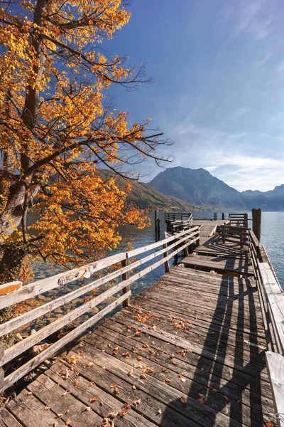 奥地利Gmunden湖 — 图库照片