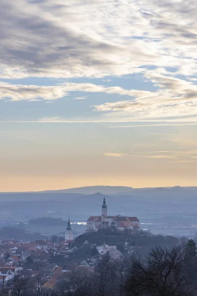 Mikulov Castle Νότια Μοραβία Τσεχική Δημοκρατία — Φωτογραφία Αρχείου