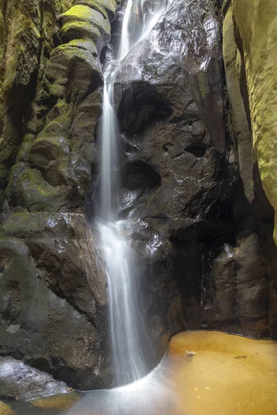 Stora Vattenfall Teplice Adrspach Rocks Östra Böhmen Tjeckien — Stockfoto