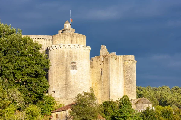 Schloss Bonaguil Lot Garonne Frankreich — Stockfoto