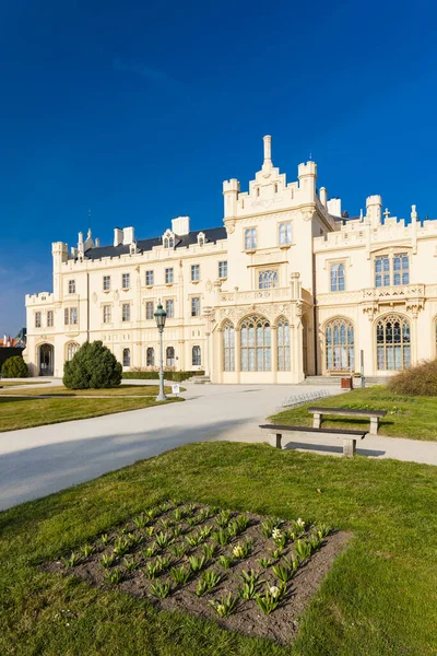 Замок Леднице Южной Моравии Объект Юнеско Чешская Республика — стоковое фото