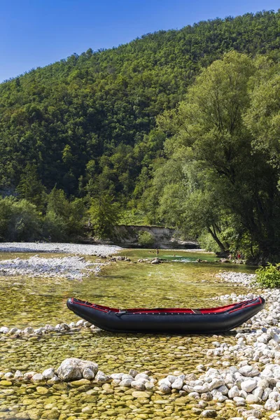 Rafting Sava Bohinjka Triglav Nationaal Park Slovenië — Stockfoto