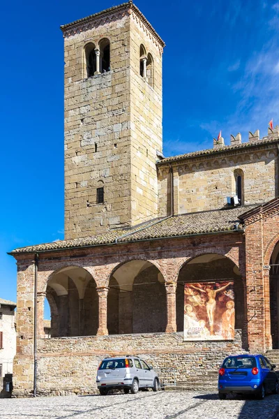 Castell Arquato Nel Nord Italia — Foto Stock