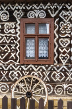 Boyanmış halk evi, Slovakya 'daki UNESCO köyü Cicmany