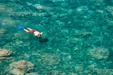 Cap de Peyrefite 'de şnorkelle dalış, Languedoc-Roussillon, Fransa