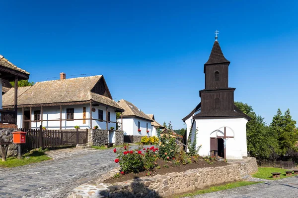 北ハンガリー地域ホロコの歴史村の中心部 — ストック写真