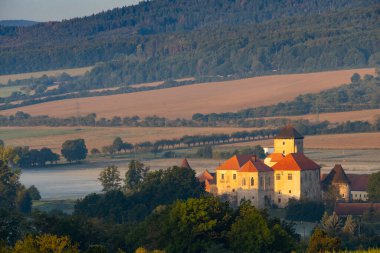 Klatovy yakınlarındaki Svihov su kalesi, Güney Bohemya, Çek Cumhuriyeti