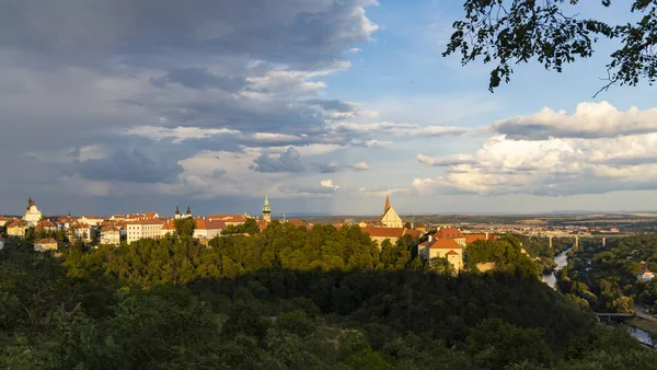 Πόλη Znojmo Τσεχική Δημοκρατία — Φωτογραφία Αρχείου