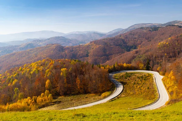 Road National Park Slovensky Raj Slovakia — kuvapankkivalokuva