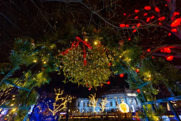 奥地利维也纳的圣诞装饰 — 图库照片