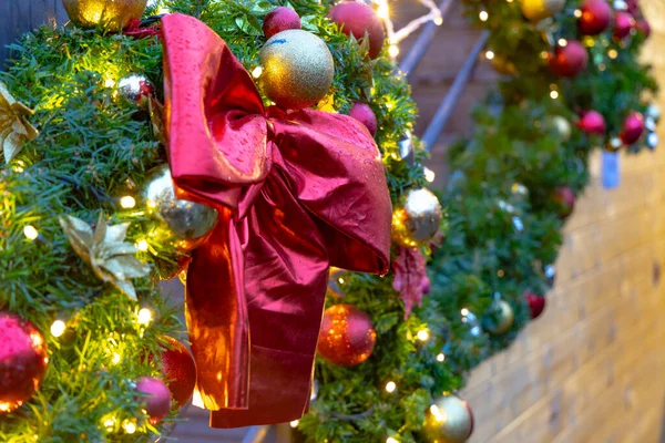 Weihnachtsdekoration Prag Tschechische Republik — Stockfoto