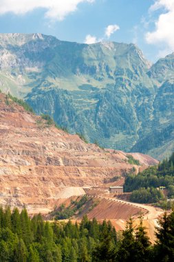 Avusturya 'daki Styria' da Erzberg demir madeni