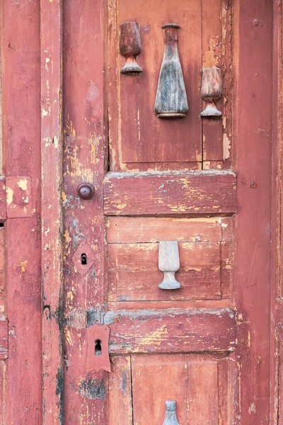 Stare Drzwi Winiarnie Villanykovesd Węgry — Zdjęcie stockowe