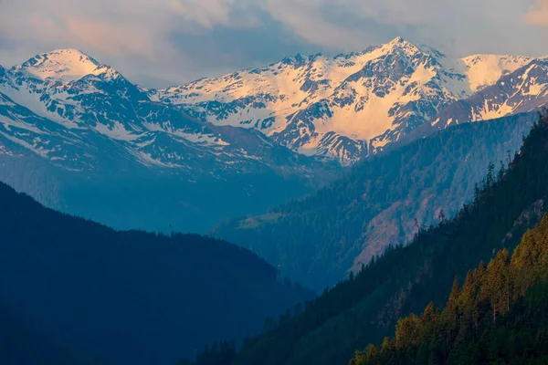 Zonnerijst Hoog Tauern Oost Tirol Oostenrijk — Stockfoto