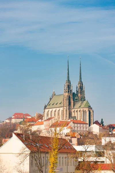 Petrov Cathedral Peter Paul Brno Czech Republic — Stock Photo, Image