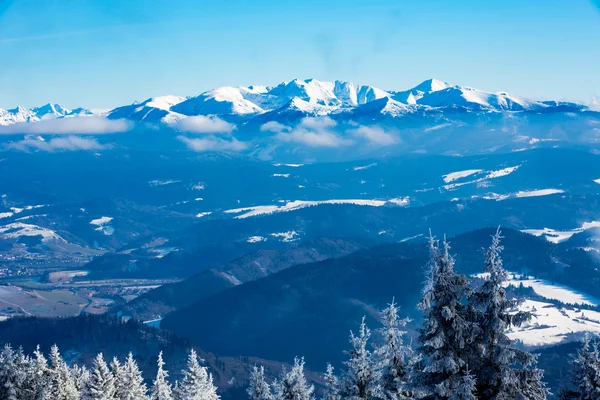 Winter in den Bergen — Stockfoto