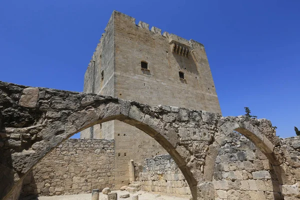 在塞浦路斯的古董 Kolossi 城堡。 — 图库照片