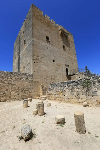 Torre de Kolossi castelo em Chipre — Fotografia de Stock