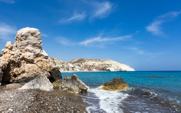 Cyprus kust van de Middellandse Zee — Stockfoto