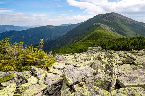 カルパティア山脈の素晴らしい山の風景 — ストック写真