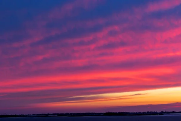 Evening sunset sky — Stock Photo, Image