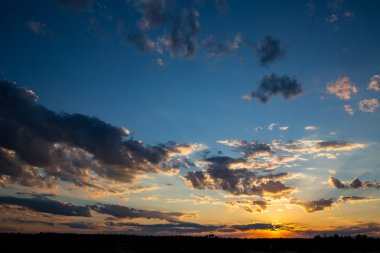 soyut gökyüzü günbatımı