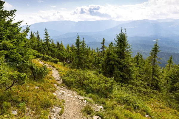 Pashway turistico in montagna — Foto Stock