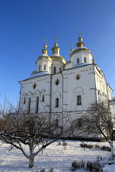 Trinity Church upphöjelse av gränsöverskridande kloster — Stockfoto