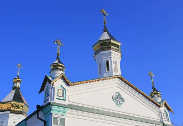 ポルタヴァのセミョーノフ教会のキューポラ — ストック写真