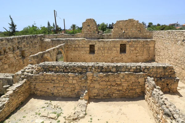 Ruine Ősi Kolossi Kastély Közelében Limassol Ciprus — Stock Fotó