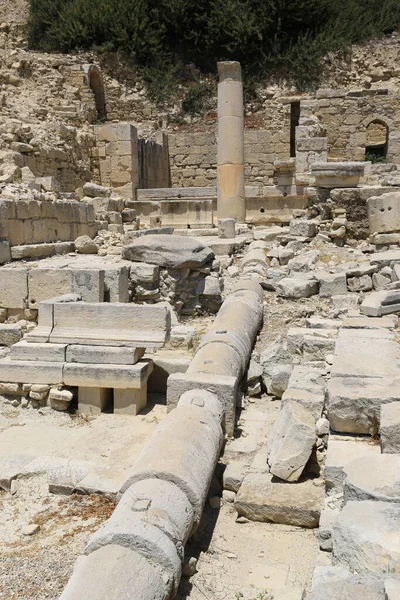 Oude Stenen Waterleiding Antieke Stad Amathus Cyprus — Stockfoto