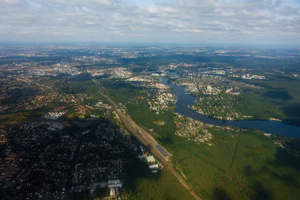 Vista aérea de Berlín en Alemania — Foto de Stock