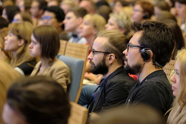 People attend business conference — Stock Photo, Image