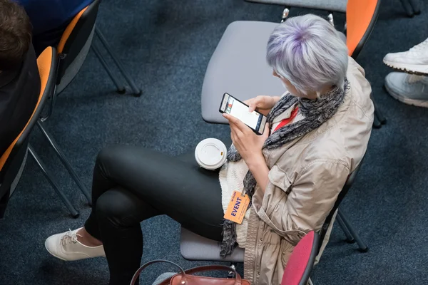 Publikum na konferenci — Stock fotografie