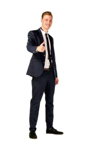 Young businessman full length portrait — Stock Photo, Image