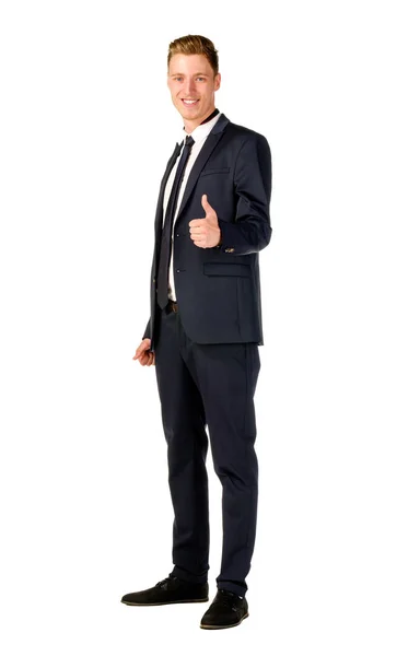 Young businessman full length portrait — Stock Photo, Image