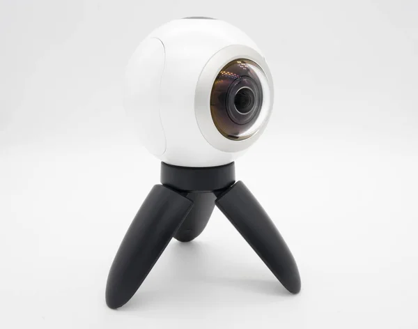 工作室拍摄的虚拟现实 360 度摄像头 — 图库照片
