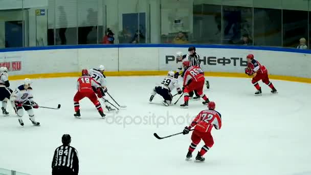 Partita di hockey a Vityaz Ice Palace — Video Stock