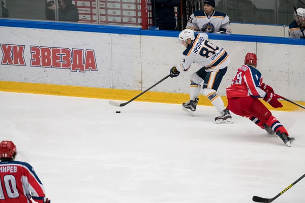Hockey wedstrijd in Dynamo Ice Palace — Stockfoto