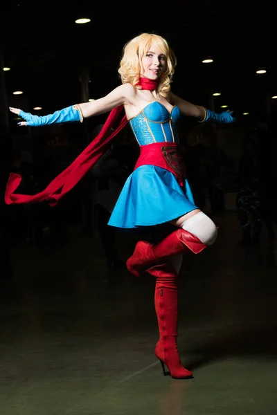 People attend the Gamefilmexpo festival — Stock Photo, Image