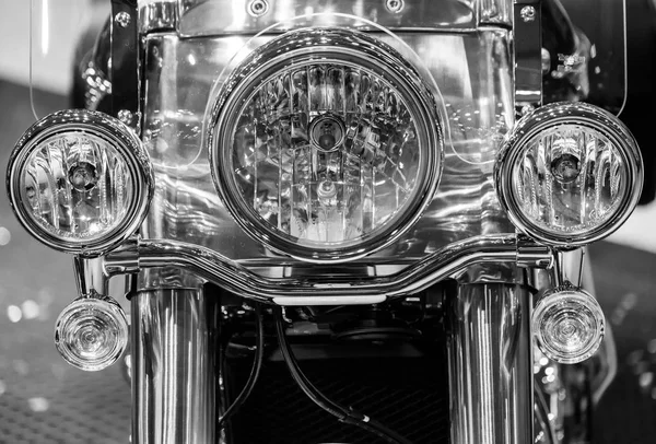 Lámpara de motocicleta macro primer plano — Foto de Stock