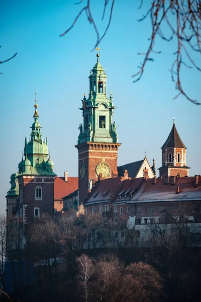 Berühmtes Wahrzeichen Wawel Burg — Stockfoto
