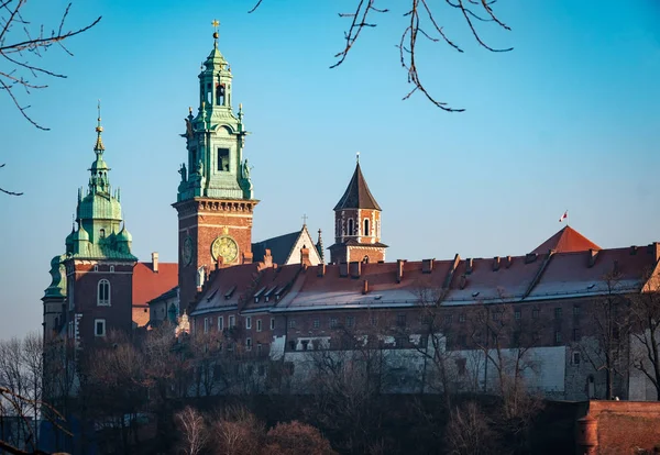 Beroemde bezienswaardigheid Wawel kasteel — Stockfoto