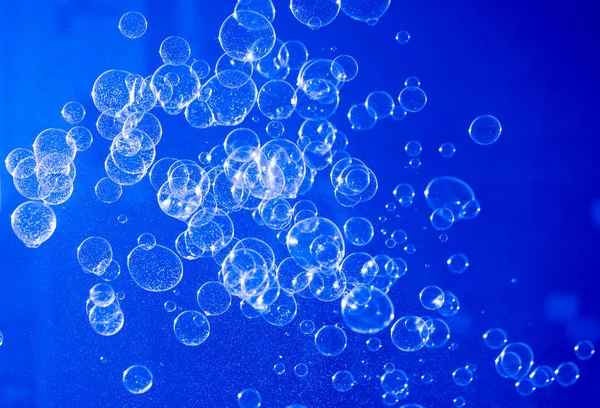 Soap bubbles in the air — Stock Photo, Image