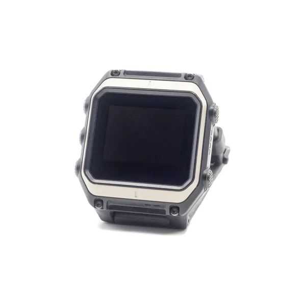 Inteligentny zegarek na białym — Zdjęcie stockowe