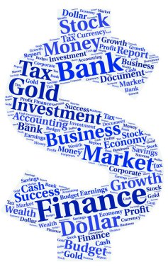 Finans konusunda etiket bulutu